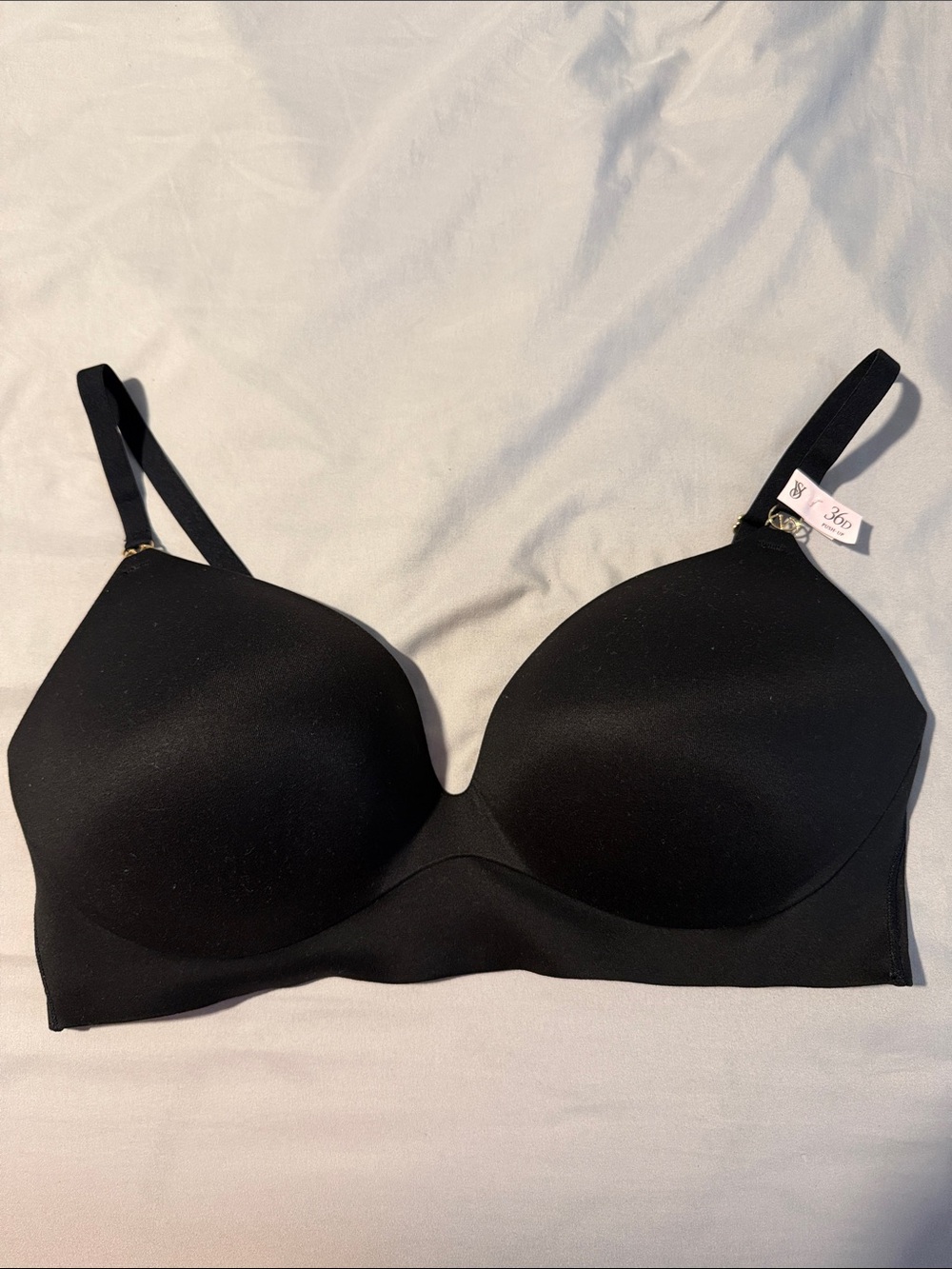 Victoria's Secret Black Seamless Wireless Push Up Bra